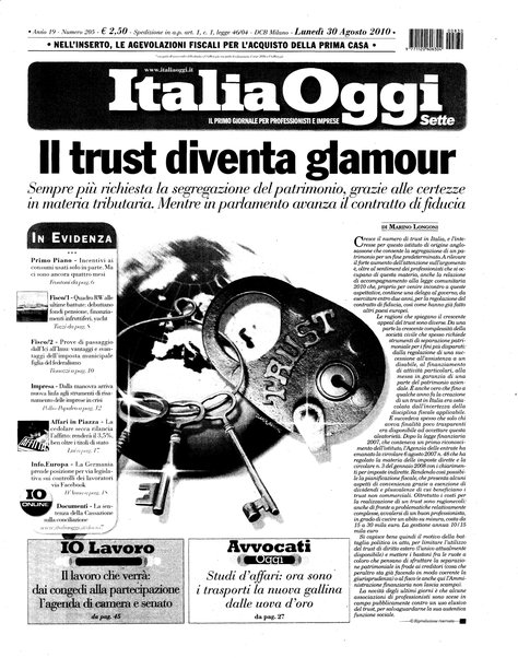 Italia oggi : quotidiano di economia finanza e politica